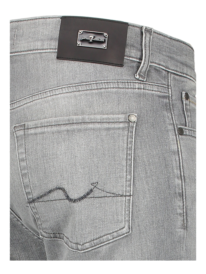 Grijze slim fit jeans For all mankind