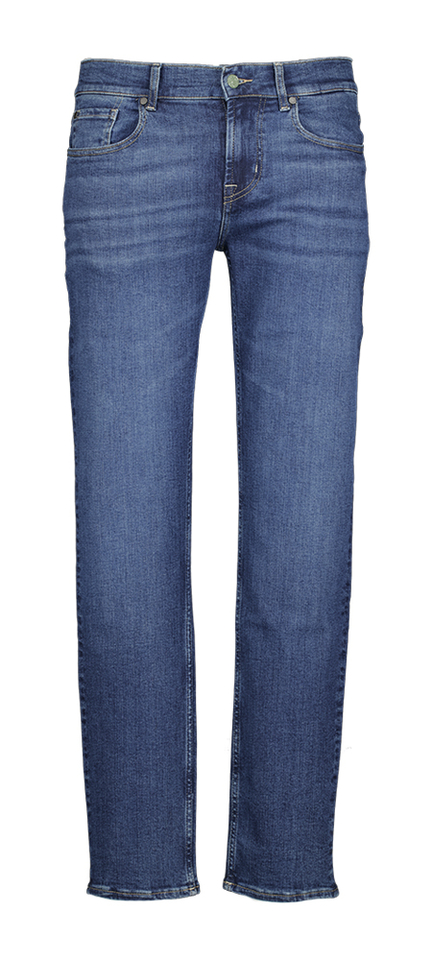 Donkerblauwe straight jeans For All Mankind