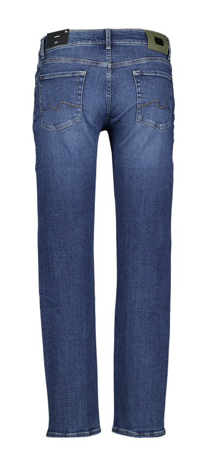 Donkerblauwe straight jeans For All Mankind