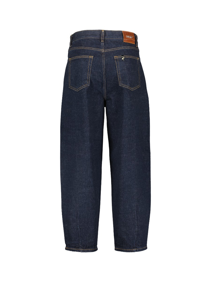 Donkerblauwe barrel fit jeans Liu Jo