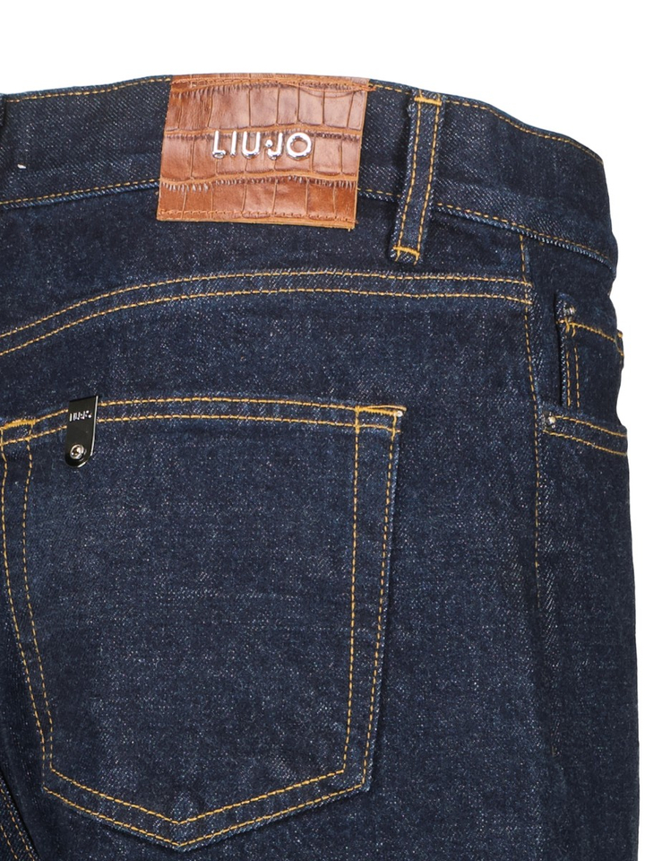 Donkerblauwe barrel fit jeans Liu Jo