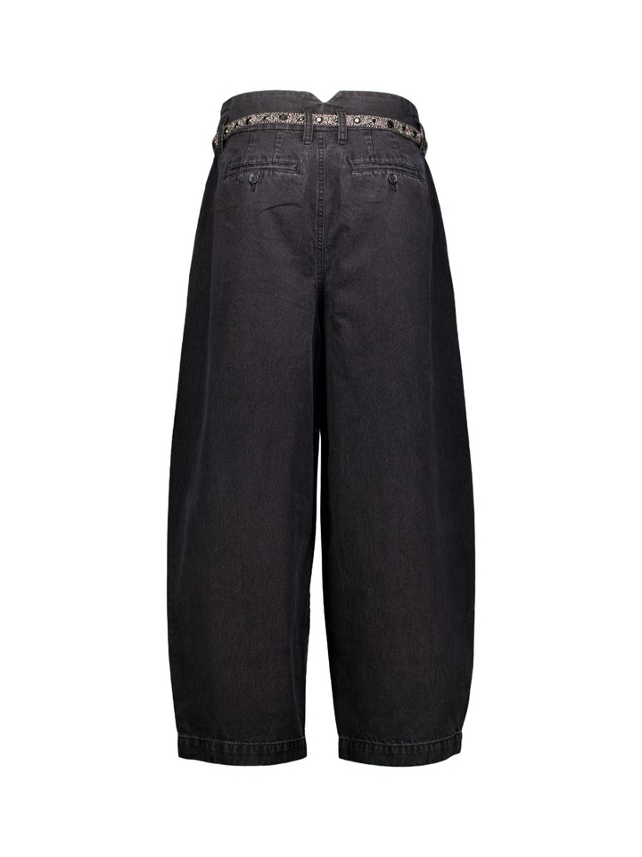 Zwarte Ballonjeans met juwelen riem Liu Jo