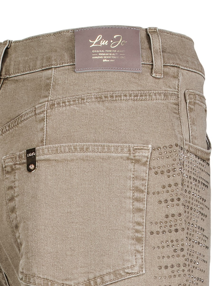 Beige ballonbroek met micro-strasssteentjes Liu Jo 