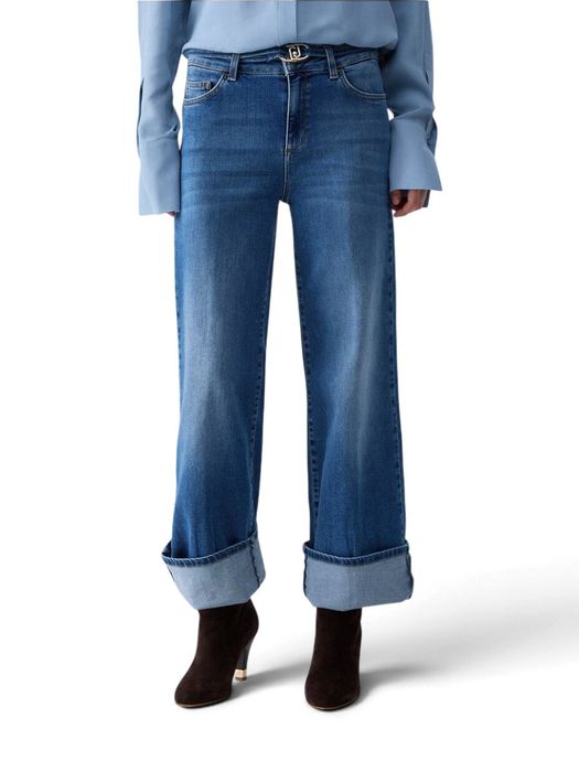 Lichtblauwe cropped jeans Good Cropped Liu Jo