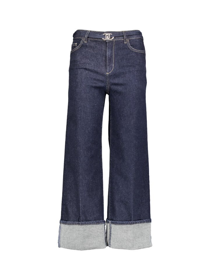 Donkerblauwe cropped jeans Good Cropped Liu Jo