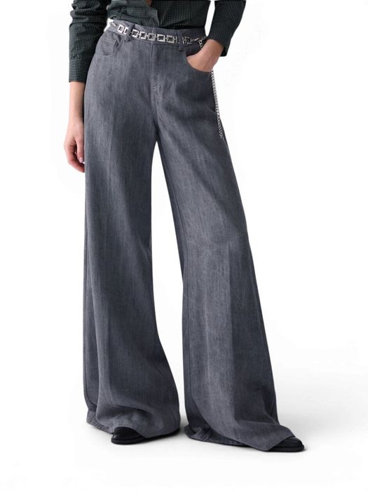 Grijze flare jeans met riem Liu Jo