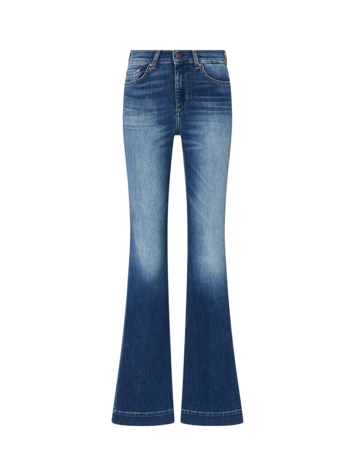 Donkerblauwe flare broek Authentic beat Liu Jo
