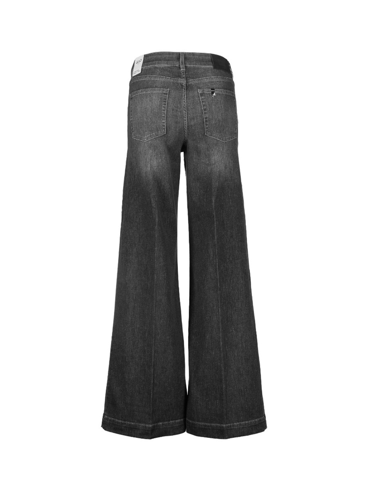 Donkergrijze flared fit jeans Liu Jo