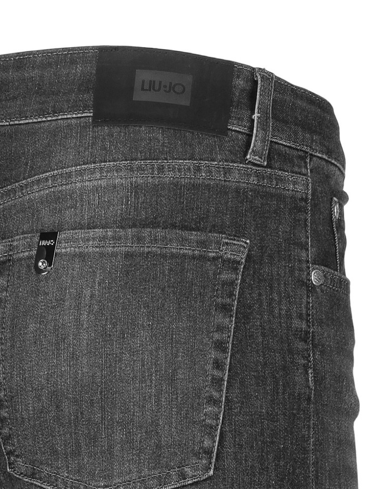 Donkergrijze flared fit jeans Liu Jo