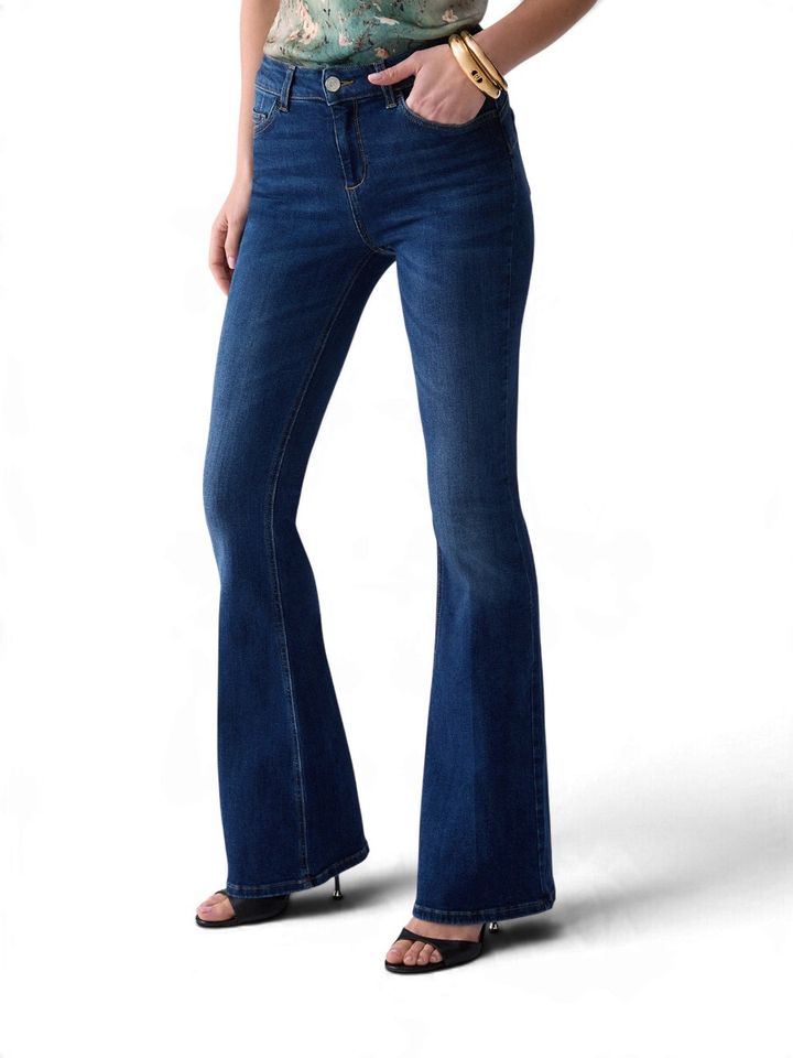 Blauwe flaired fit jeans Liu Jo