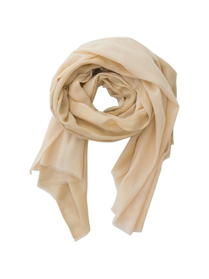 Beige sjaal Les Cordes