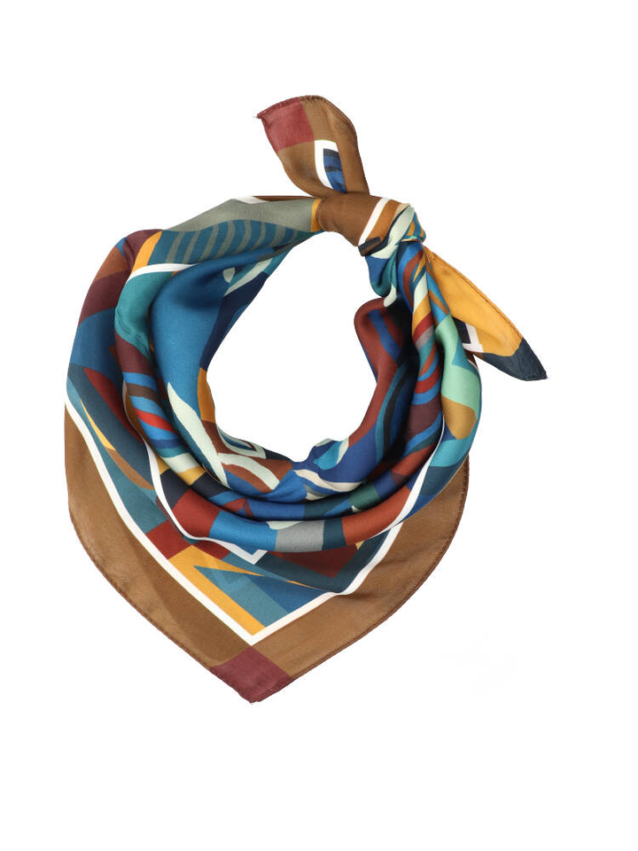 Bruine sjaal Les Cordes 