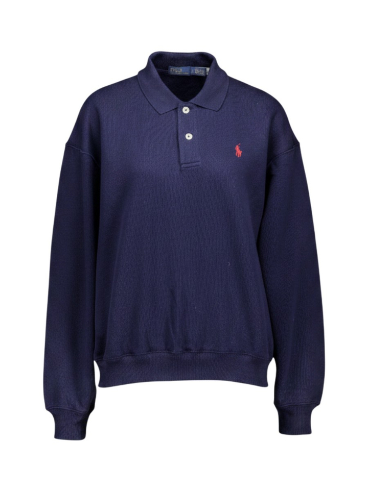 Donkerblauwe polo sweater Ralph Lauren