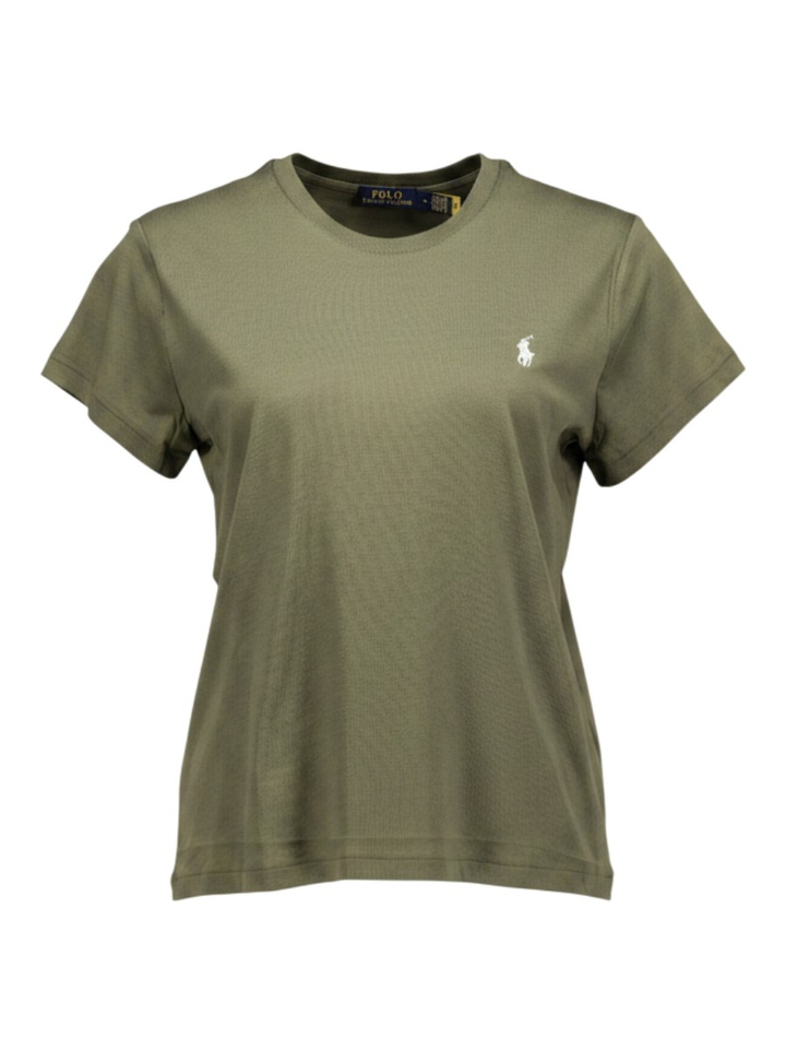 Groene t-shirt met ronde hals Ralph Lauren 