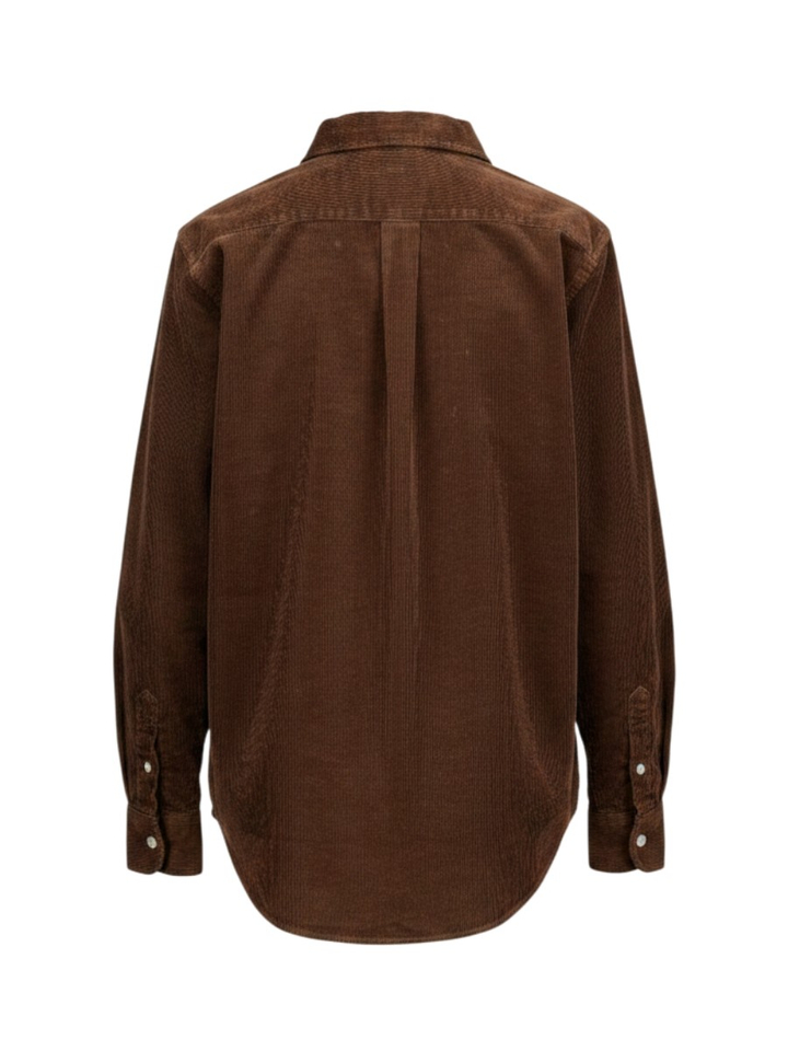 Bruine bloes in ribfluweel Ralph Lauren
