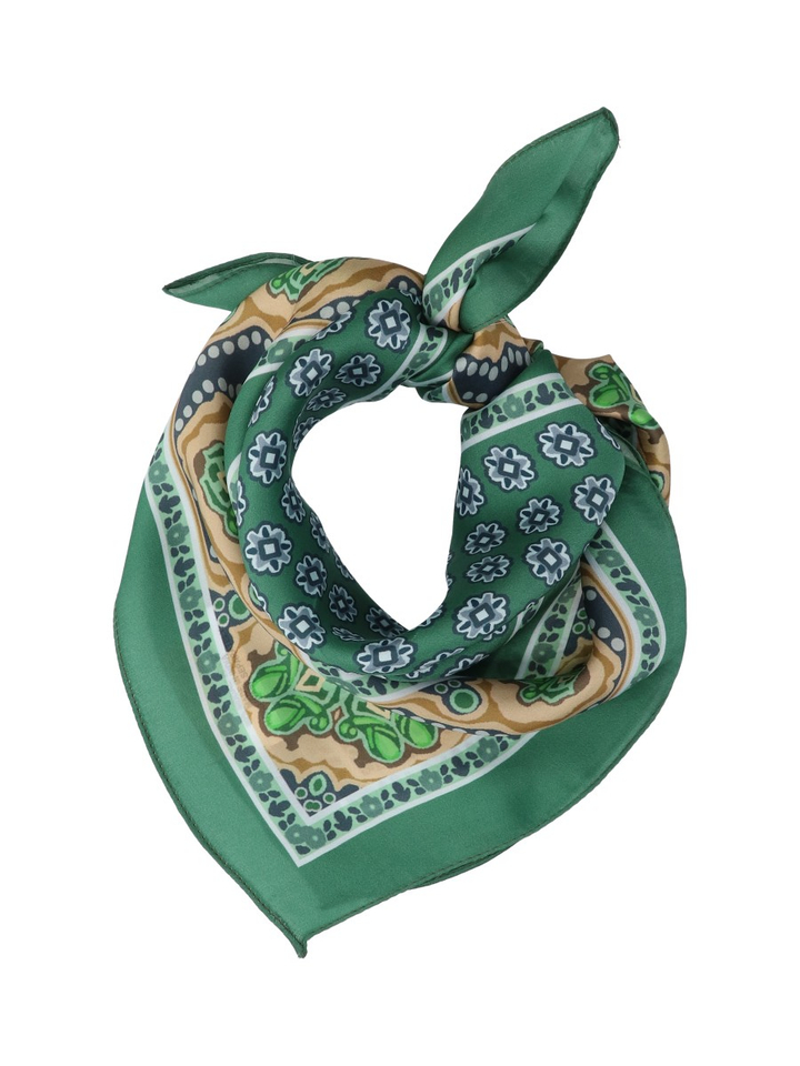 Groene sjaal Les Cordes 