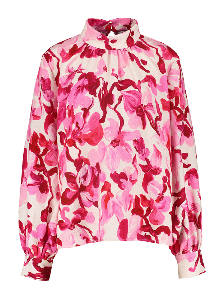 Roze bloes in bloemenprint Stine Goya 