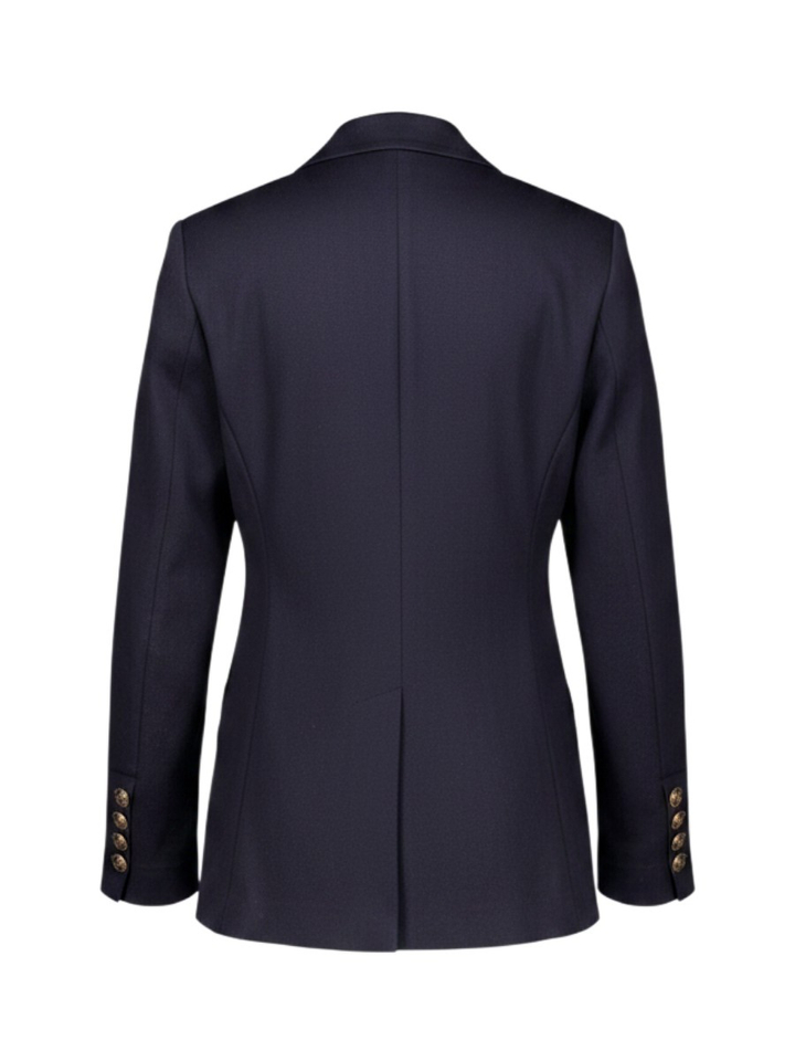 Donkerblauwe blazer met gouden knopen Liu Jo