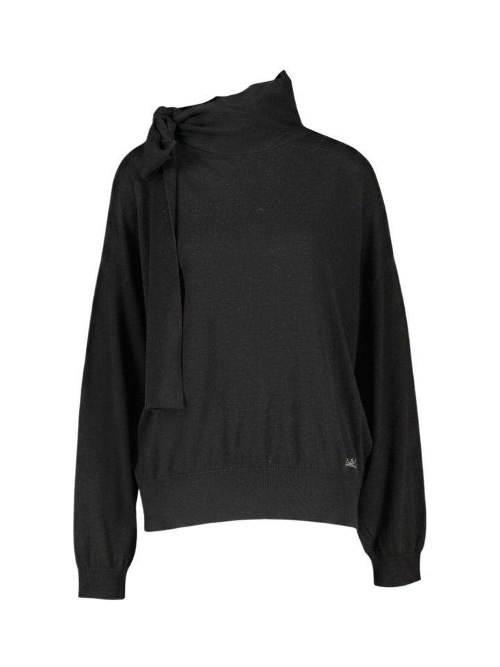 Zwarte trui met knoopdetail Liu Jo 