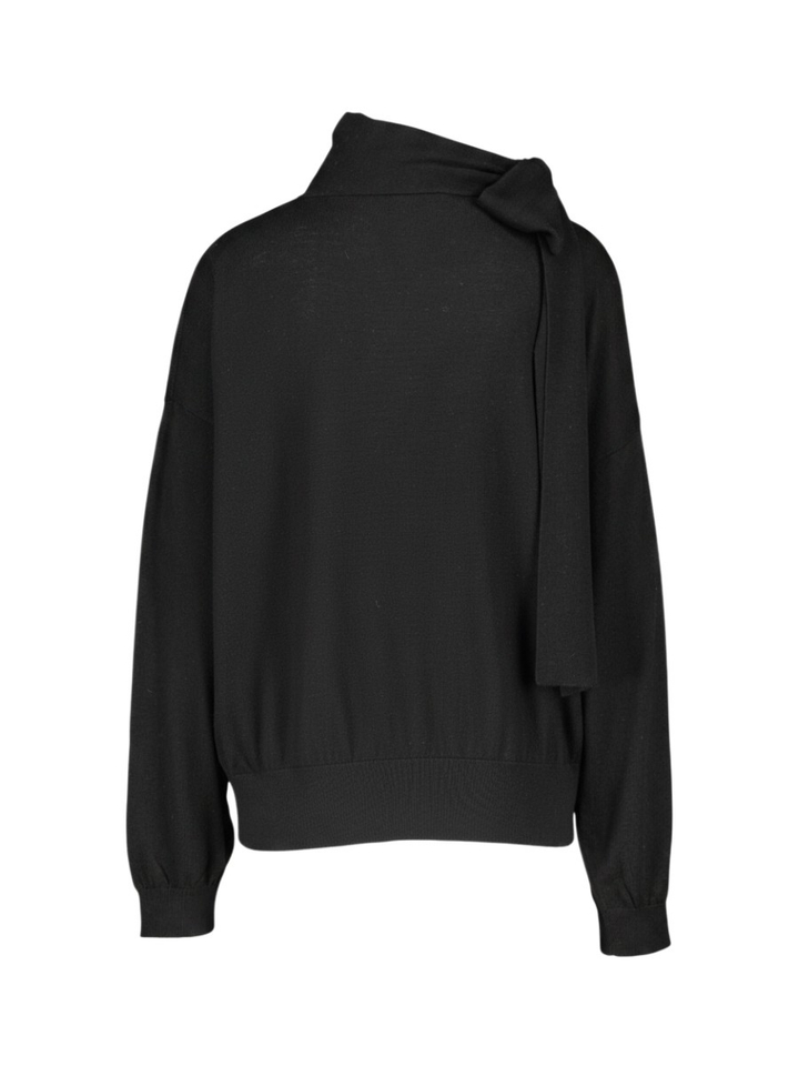 Zwarte trui met knoopdetail Liu Jo 