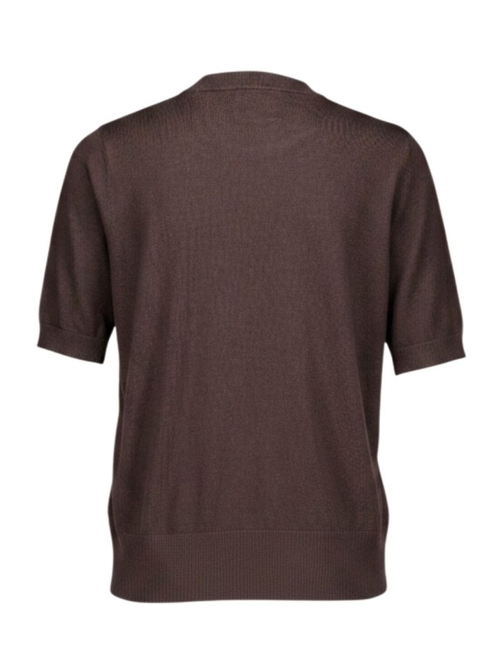 Bruine pull met korte mouwen Lui Jo
