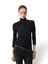 Zwarte rolkraag met zilveren glitter detail Liu Jo 