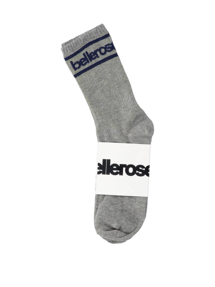 Grijze sokken met blauwe details Bellerose