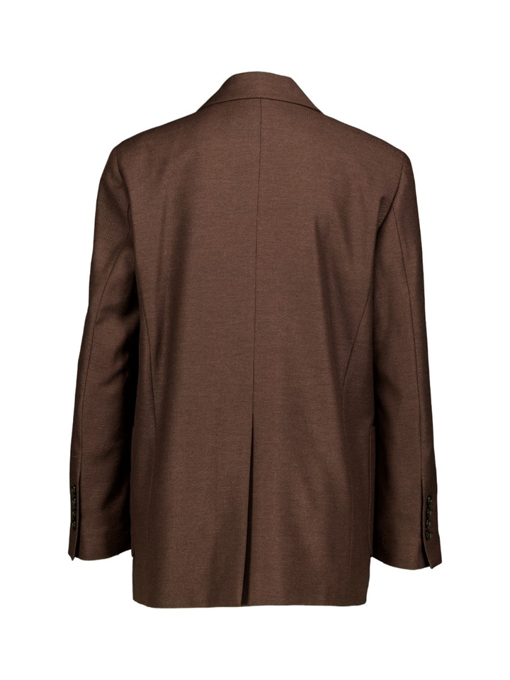Donkerbruine geklede blazer Seventy