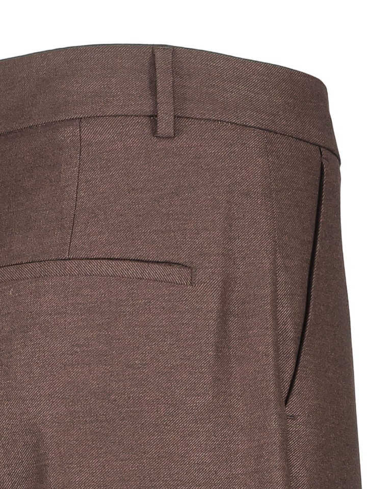 Bruine geklede broek Seventy