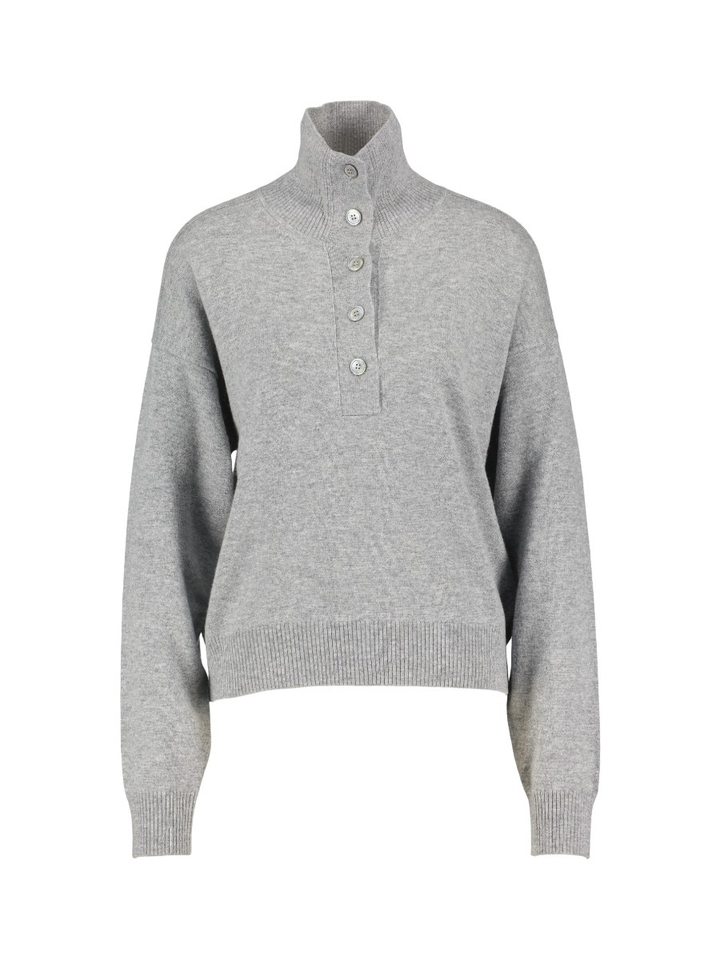 Grijze polo met lange mouwen Seventy 