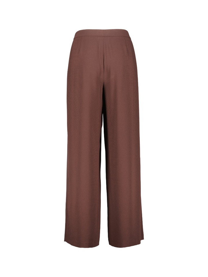 Donkerbruine geklede broek Tutto Furore 