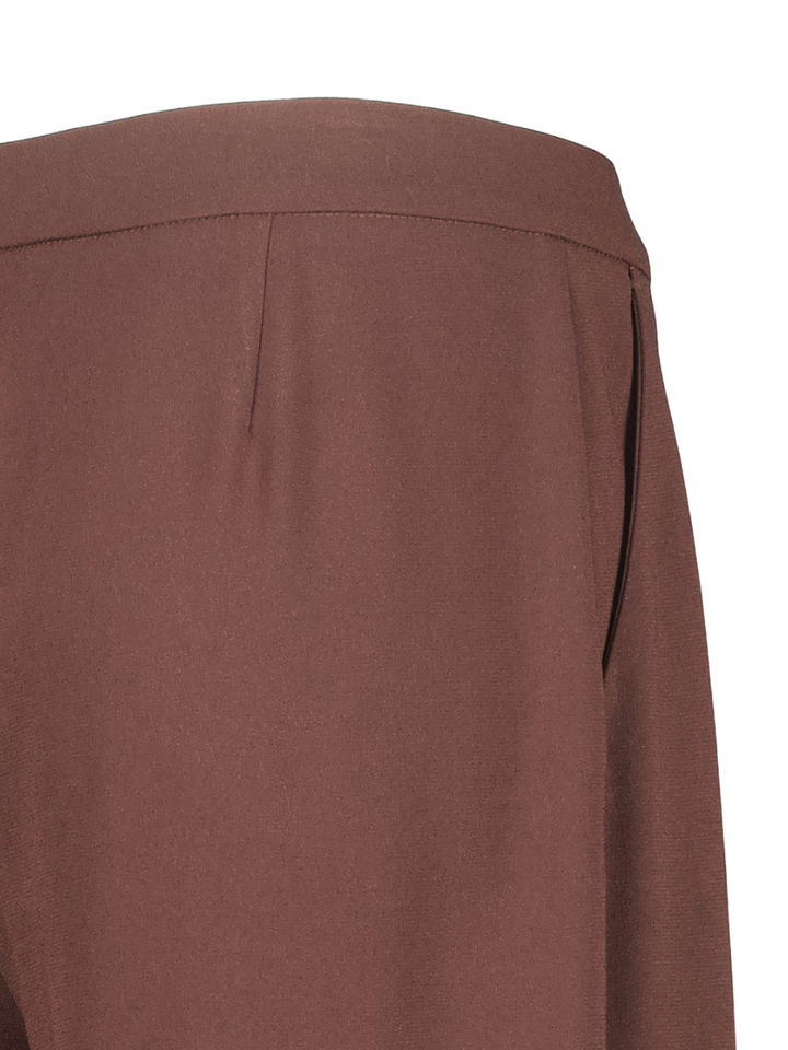 Donkerbruine geklede broek Tutto Furore 