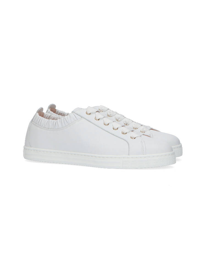 Witte lage sneakers AGL