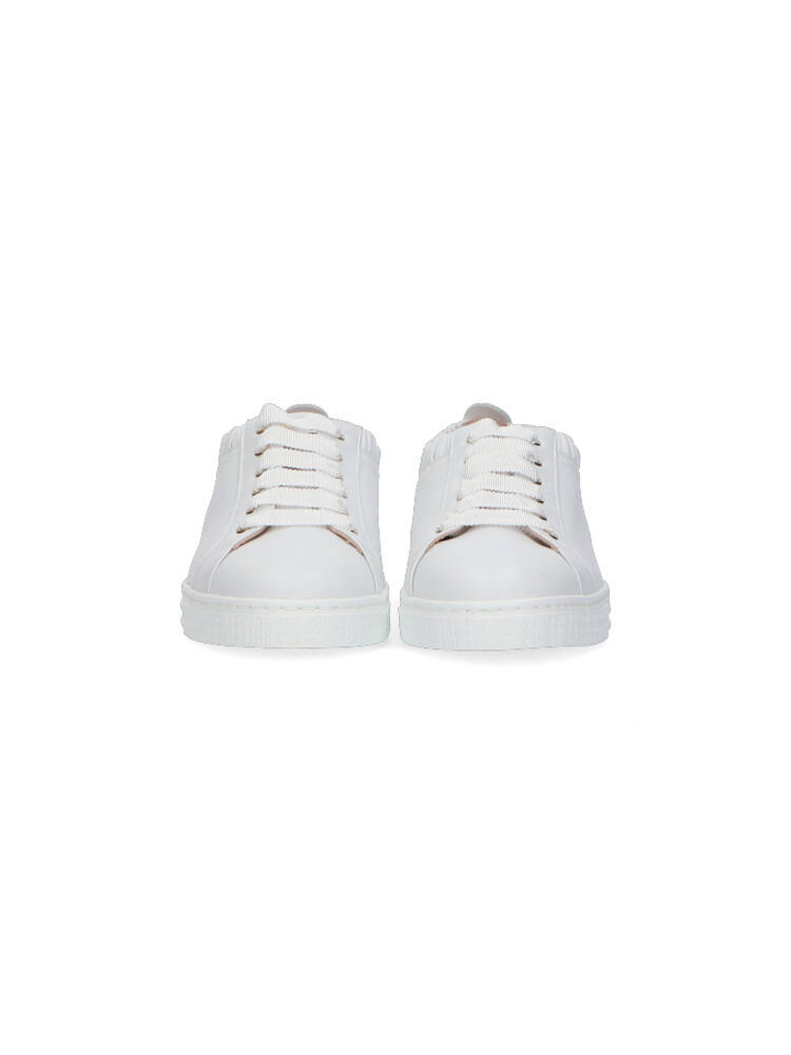 Witte lage sneakers AGL