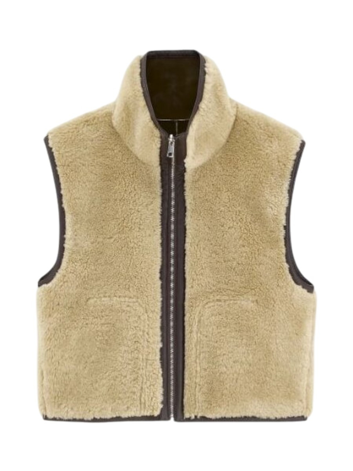 Bruine omkeerbare bodywarmer Jonson Bellerose 