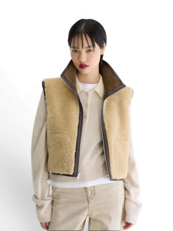 Bruine omkeerbare bodywarmer Jonson Bellerose 