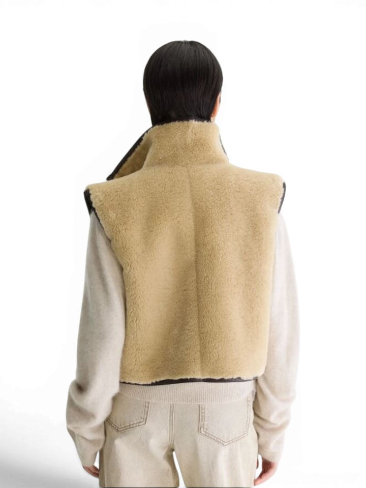 Bruine omkeerbare bodywarmer Jonson Bellerose 