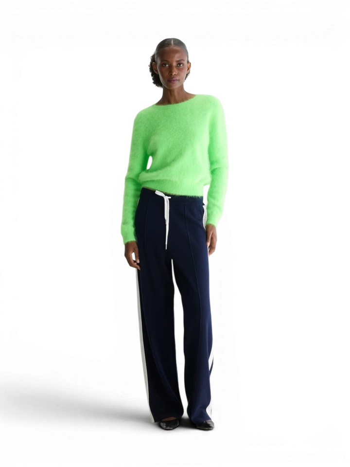 Fluogroene pull met angoramix Datti Bellerose