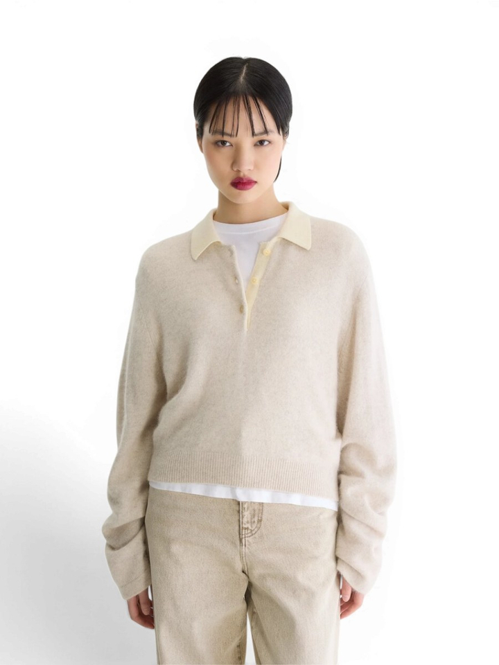 Beige polotrui Dusto Bellerose 