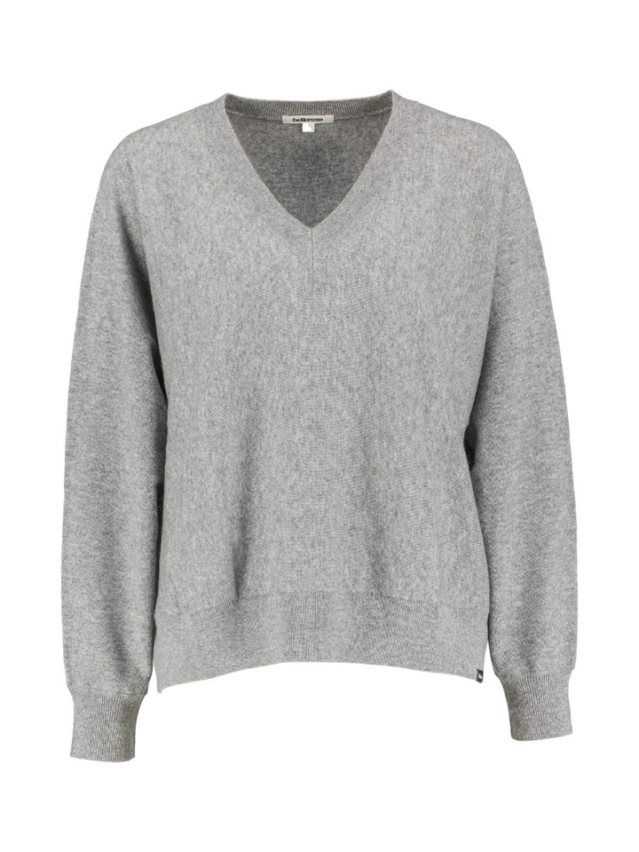 Grijze pull met V-hals Sonev Bellerose