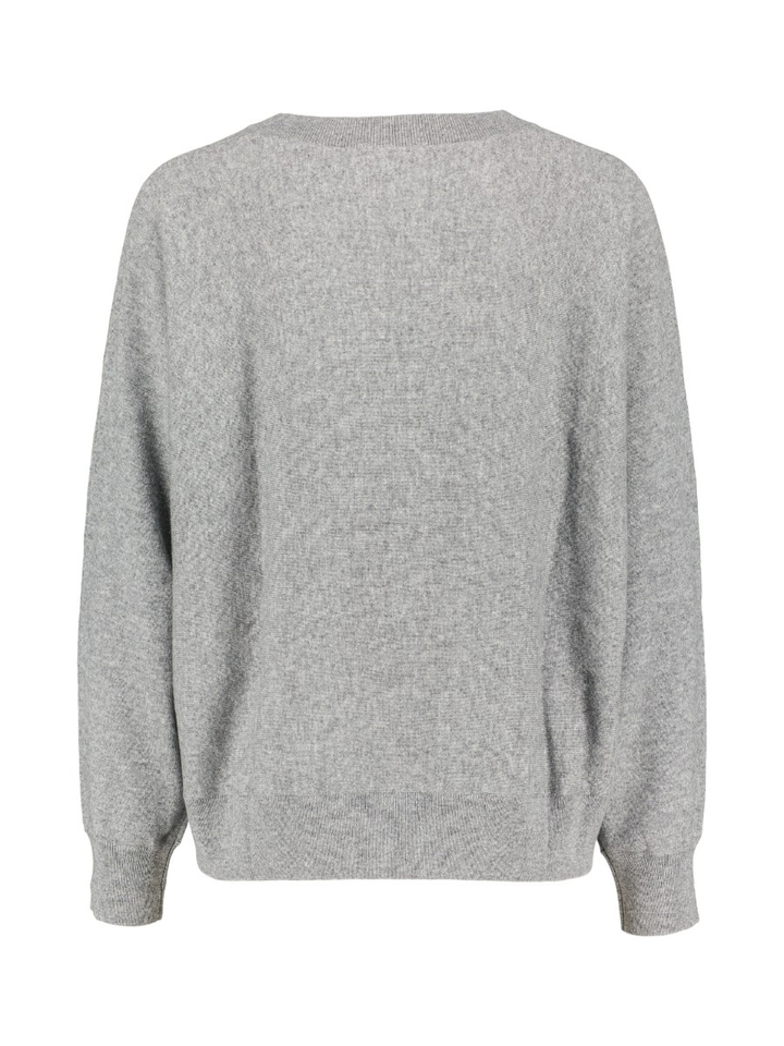 Grijze pull met V-hals Sonev Bellerose