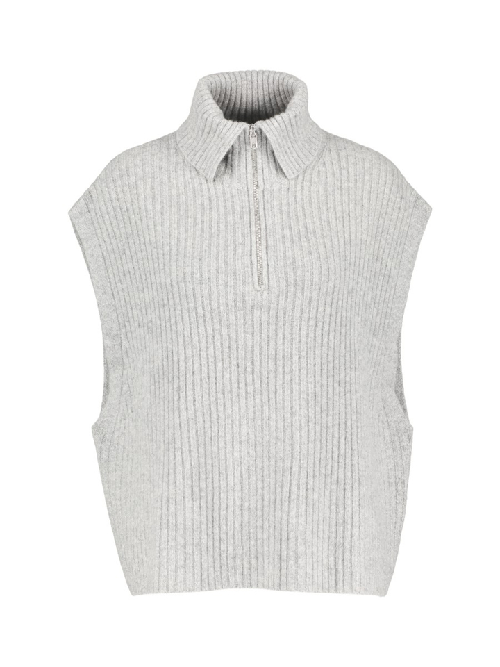 Grijze pull met korte mouwen Amer Bellerose