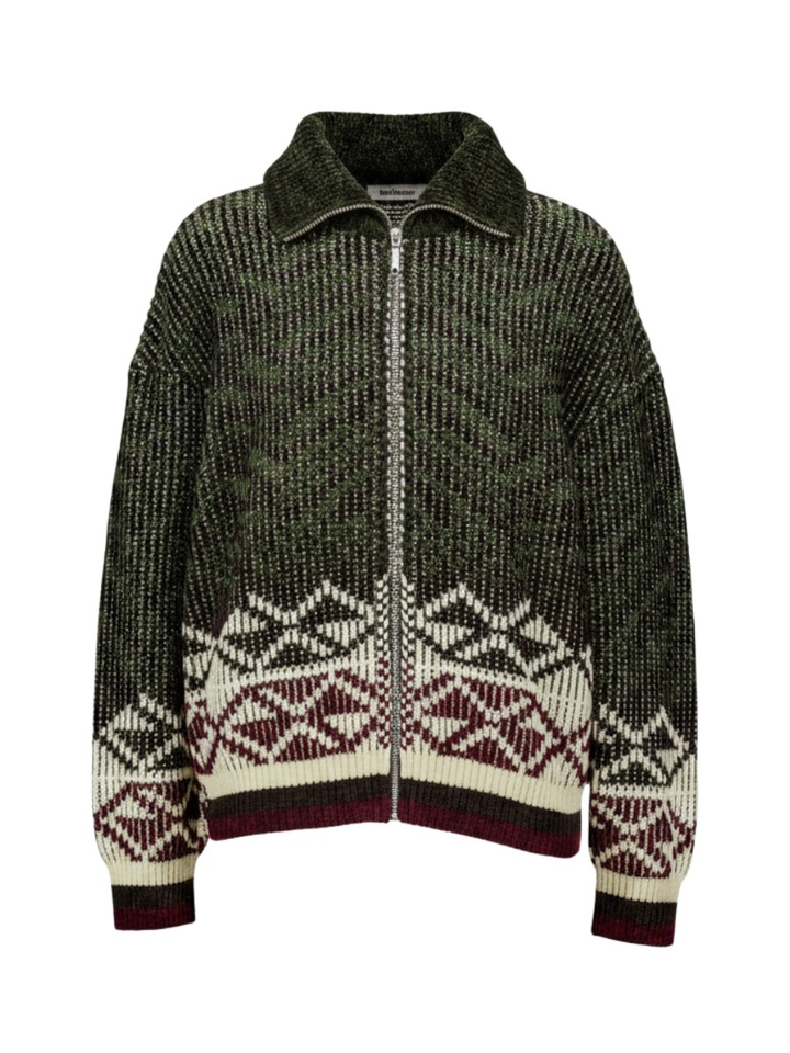Multi-color cardigan met print Alve Bellerose