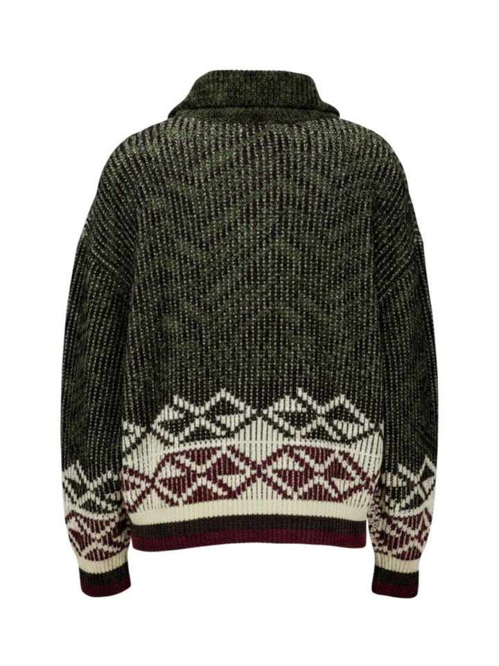 Multi-color cardigan met print Alve Bellerose
