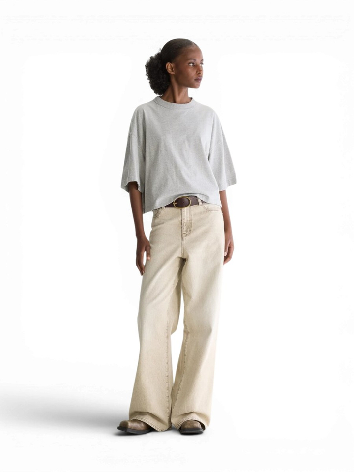 Grijze oversized T-shirt Voss Bellerose