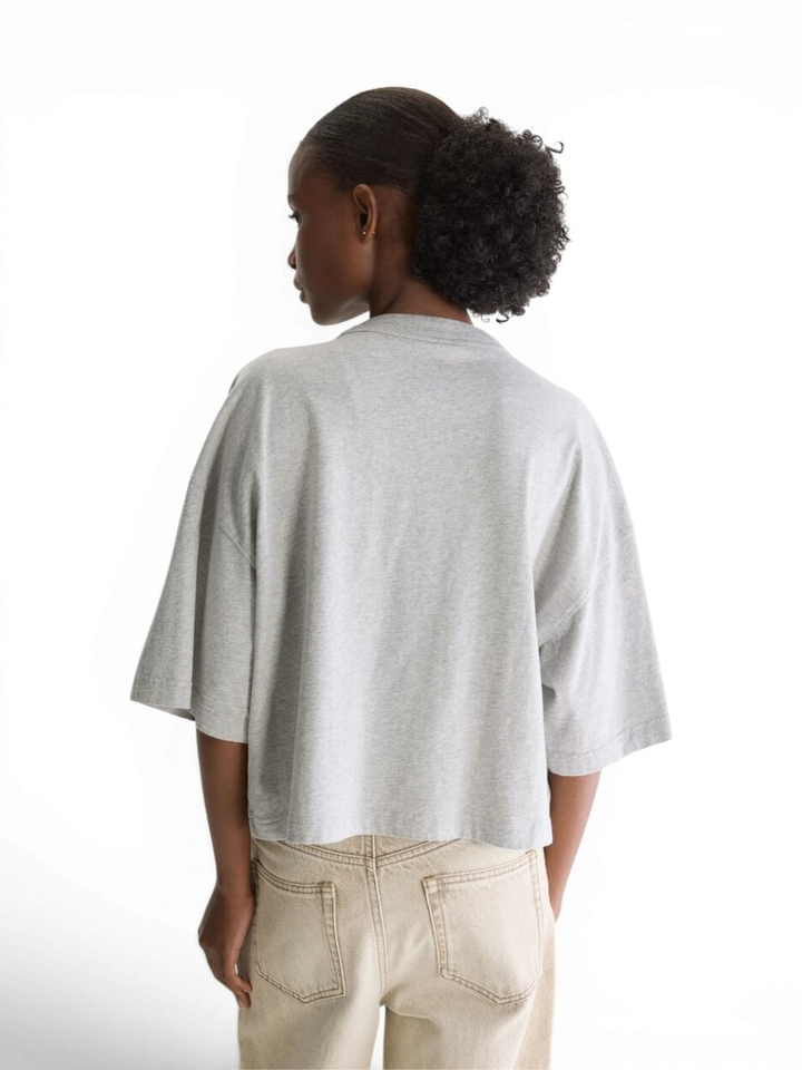 Grijze oversized T-shirt Voss Bellerose