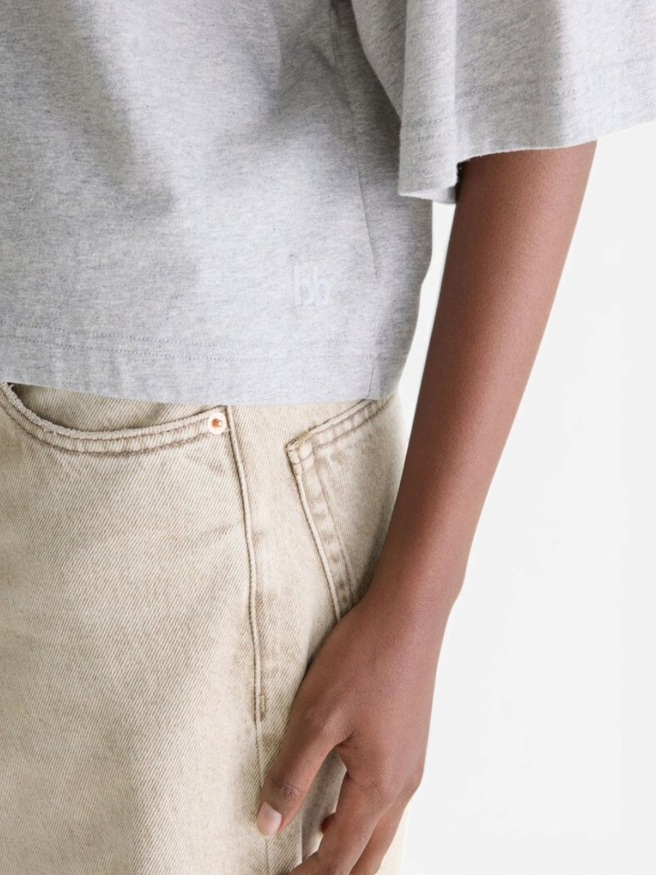 Grijze oversized T-shirt Voss Bellerose