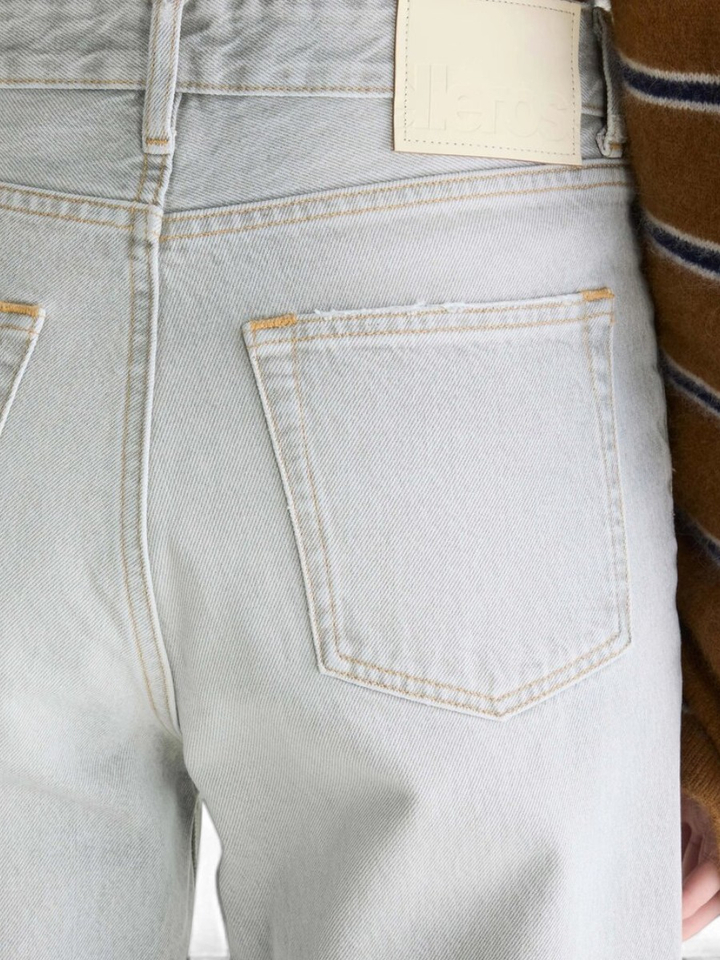 Grijze rechte jeans Katy Bellerose 