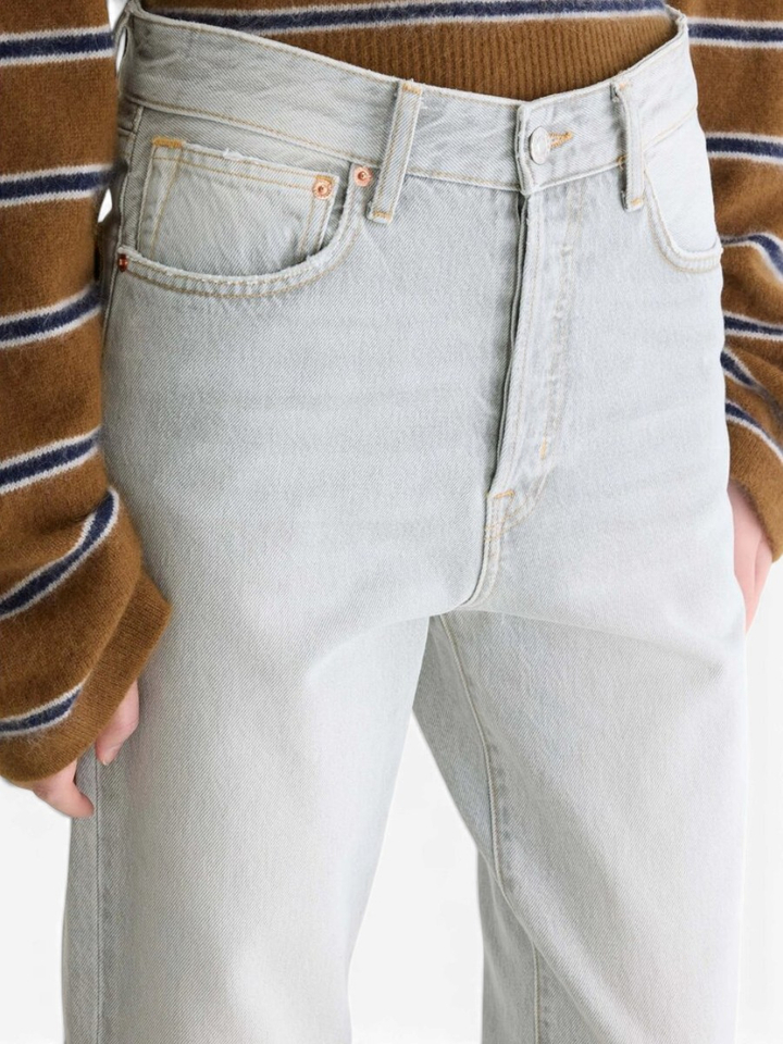 Grijze rechte jeans Katy Bellerose 