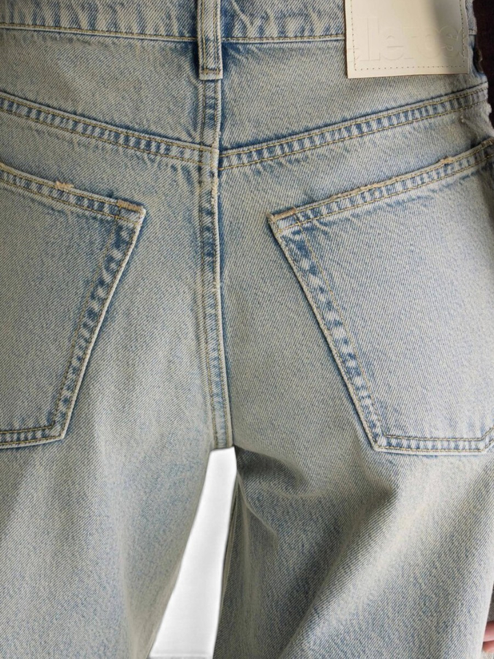 Blauwe flare jeans met low waist Kansas Bellerose